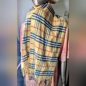 Burberry Vintage Nova Check Cashmere Scarf